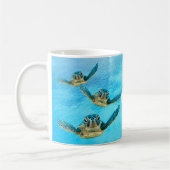 Zwemmen van baby Zee Koffiemok (Links)