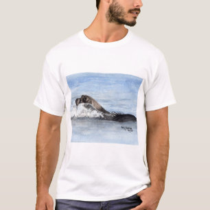 Zwemmen van de Baby, Waterverf T-shirt