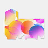 Zwemmen van de Doos van de Veer van de Kleur - pas Bedankdoosjes (Uitgevouwen)