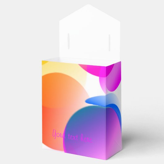 Zwemmen van de Doos van de Veer van de Kleur - pas Bedankdoosjes (Geopend)