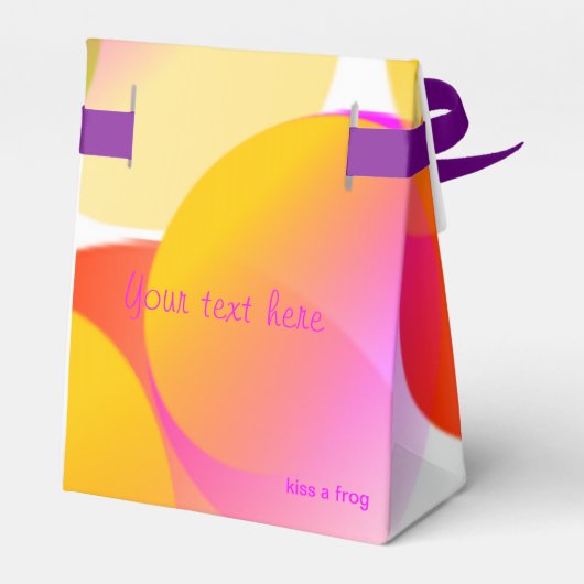 Zwemmen van de Doos van de Veer van de Kleur - pas Bedankdoosjes (Achterkant)