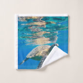 Zwemmen van de draaistroomdoekset bad handdoek (Wasdoekje)