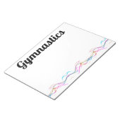 Zwemmen van de Gymnastiek van de Kleur 40 Blocnote (Schuin)