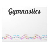 Zwemmen van de Gymnastiek van de Kleur 40 Blocnote (Voorkant)