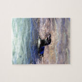 Zwemmen van de pinguïn Galapagos Legpuzzel (Horizontaal)