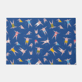 Zwemmen van het Patroon van de Mensen Deurmat (Voorkant)