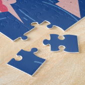 Zwemmen van het Patroon van de Mensen Legpuzzel (Zijkant)