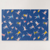 Zwemmen van het Patroon van de Mensen Legpuzzel (Horizontaal)