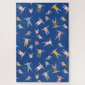 Zwemmen van het Patroon van de Mensen Legpuzzel (Verticaal)