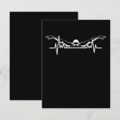 Zwemmen van het zwembad Swim Team zwemmen Vrouwen  Kaart (Voorkant / Achterkant)