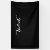 Zwemmen van het zwembad Swim Team zwemmen Vrouwen  Spandoek (Verticaal)