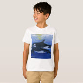 Zwemmen van orkaan t-shirt (Voorkant volledig)
