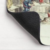 Zwemmen voor dames, 1844 (litho) muismat (Hoek)