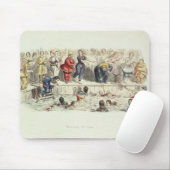 Zwemmen voor dames, 1844 (litho) muismat (Met muis)
