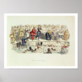 Zwemmen voor dames, 1844 (litho) poster (Voorkant)