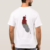 Zwemmen (voor en achter) t-shirt (Achterkant)