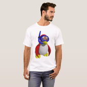 Zwemmen (voor en achter) t-shirt (Voorkant volledig)