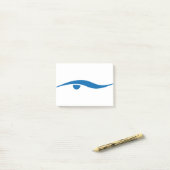 Zwemmen voor leven post-it® notes (Op bureau)