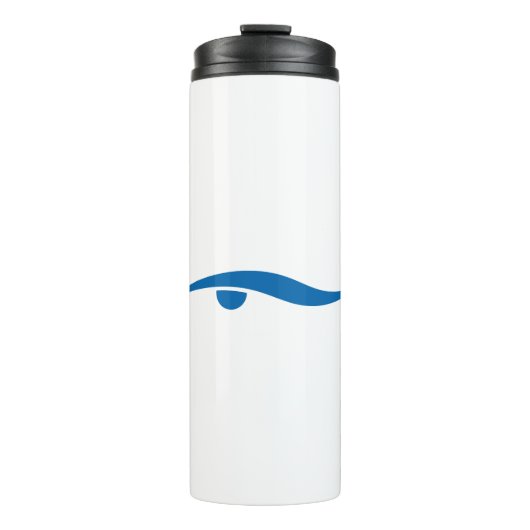 Zwemmen voor leven thermosbeker (Voorkant)