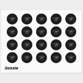 Zwemmen voor zwembaden Zwemuitrusting Zwemmer Ronde Sticker (Vel)