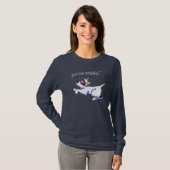 Zwemmen Westie Terrier T-shirt (Voorkant volledig)