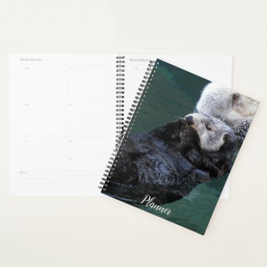 Zwemmen Zee otters Planner (Display)