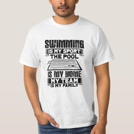 Zwemmen Zwem Cadeau T-shirt (Voorkant)