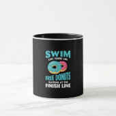 Zwemmen - zwembad zoals Re zijn gratis donuts Mok (Midden)