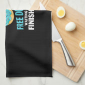 Zwemmen - zwembad zoals Re zijn gratis donuts Theedoek (Quarter Fold)