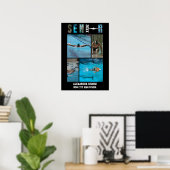 Zwemmen Zwemmer Afstuderen Senioren Avond Poster (Thuiskantoor)
