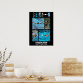 Zwemmen Zwemmer Afstuderen Senioren Avond Poster (Keuken)