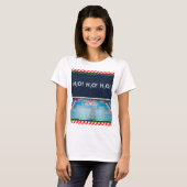Zwemmen Zwemmer Kerstmis T-shirt (Voorkant volledig)