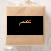 Zwemmen Zwemmeterhartslag Gift Premium Etiket (Insitu)