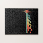 Zwemmen Zwemmeterhartslag Gift Premium Legpuzzel (Horizontaal)