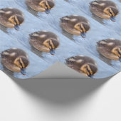 Zwemmend Eendje Inpakpapier (Hoek)