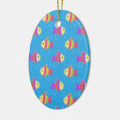 Zwemmend Vis Patroon Keramisch Ornament (Links)