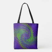 Zwemmende alien.... tote bag (Achterkant)