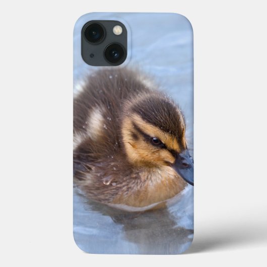 Zwemmende jonge eend iPad hoesje (Achterkant)