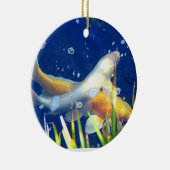 zwemmende koi karper ornament (Rechts)