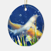 zwemmende koi karper ornament (Links)