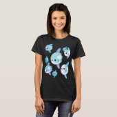 Zwemmende maanvis t-shirt (Voorkant volledig)