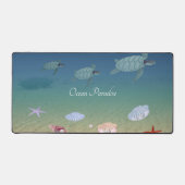 Zwemmende zeeen schildpadden bureaumat (Voorkant)