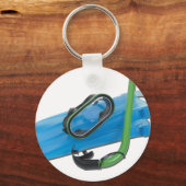 zwemmenGogglesSnorkelFins101311 Sleutelhanger (Voorkant)