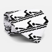 zwemmer-297723 zwemwatersportgolf stropdas (Opgerold)