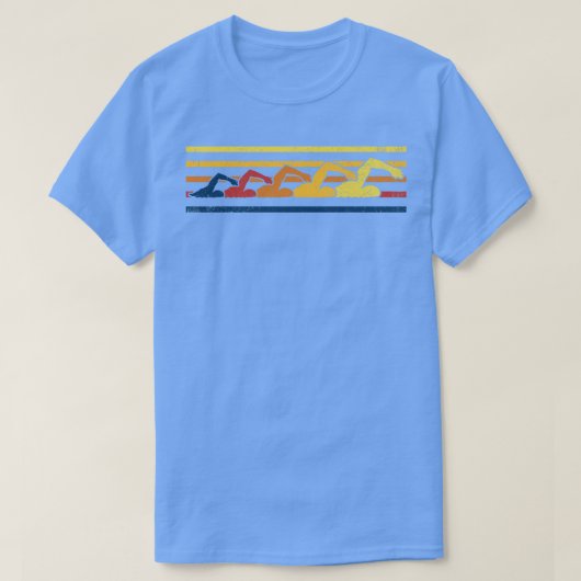 Zwemmer 3 t-shirt (Design voorkant)