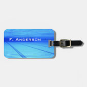 zwemmer bagagelabel (Voorkant horizontaal)