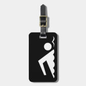 zwemmer bagagelabel (Voorkant verticaal)