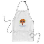 Zwemmer Boy in Goggles en Zwemmen Pet Standaard Schort (Voorkant)