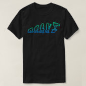 Zwemmer Evolutie Badmeester Hobby Zwemmen T-shirt (Design voorkant)