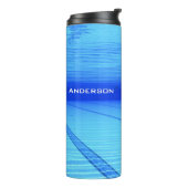 Zwemmer gepersonaliseerd thermosbeker (Gedraaid links)